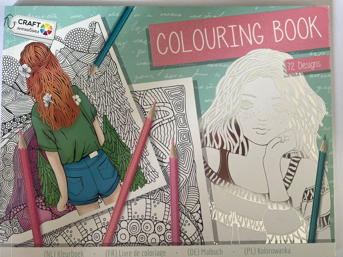 Kleurboek colouring 72 kleurplaten