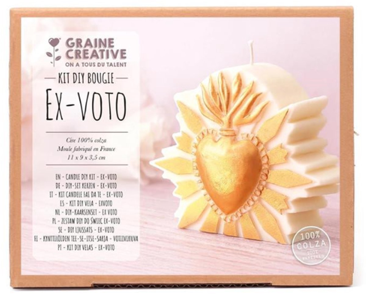 GC DIY Kaarsenset Ex Voto 25 x 9 x 5,8 cm