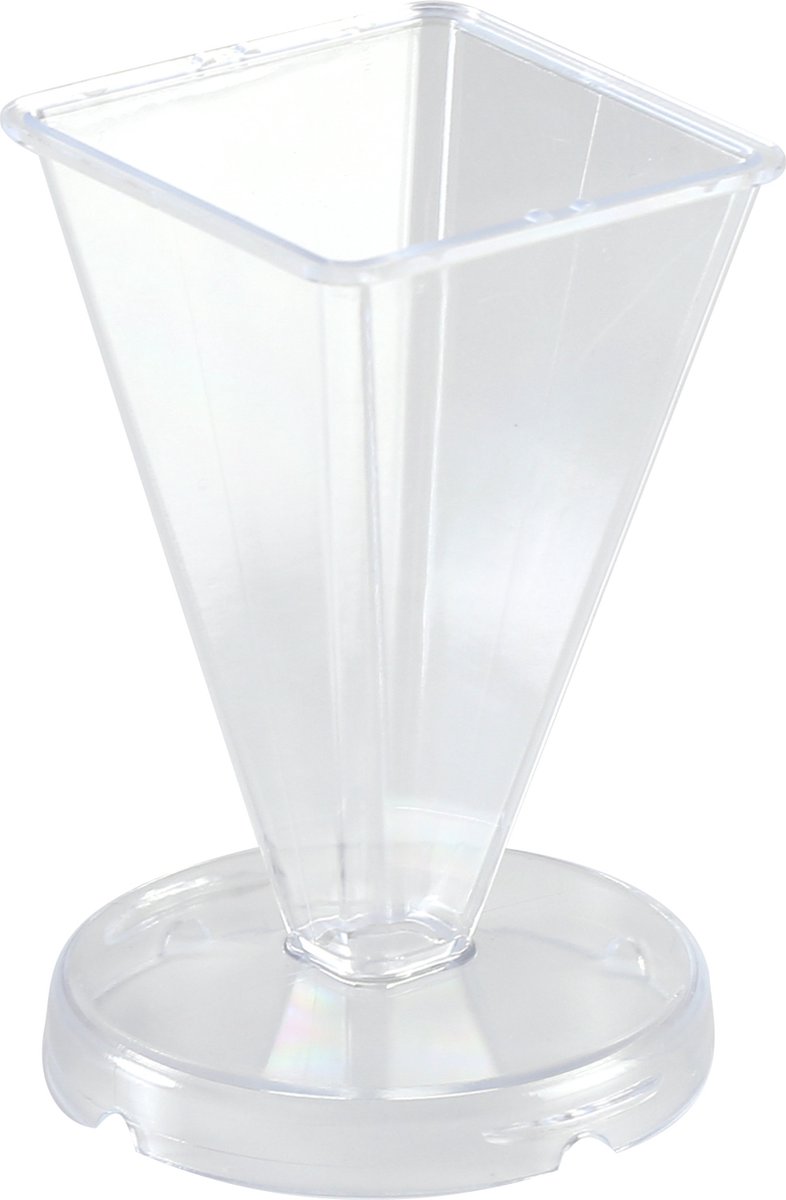 Graine Creative gietvorm kaarsen pyramide plastic 7,5x4,8 cm DIY.