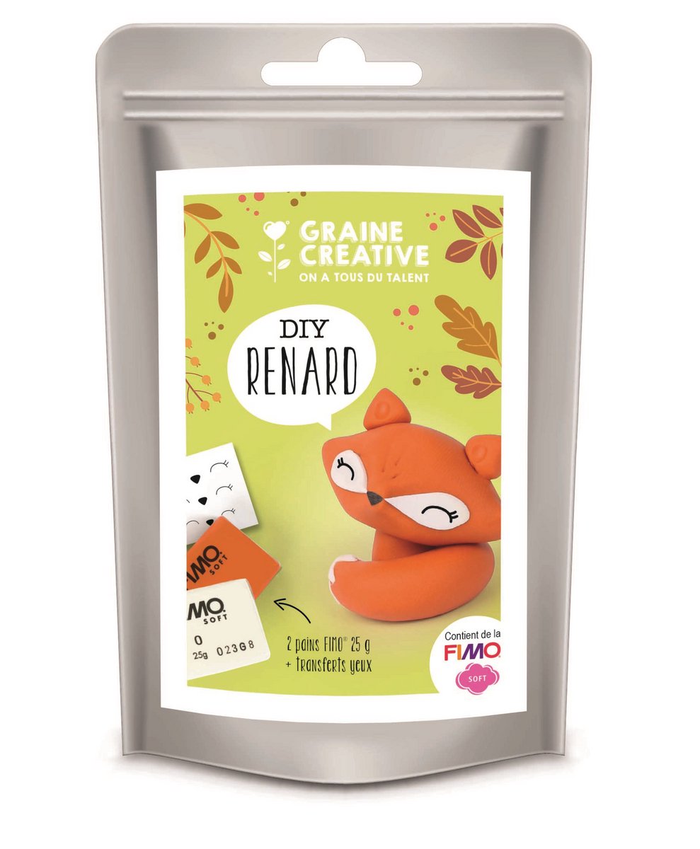 Graine Creative polymeerklei vos knutselset - creatieve hobby.