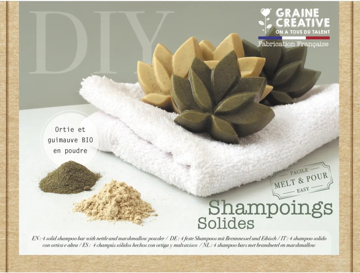 Graine Creative shampoo bars maken DIY kit milieuvriendelijk speelgoed.