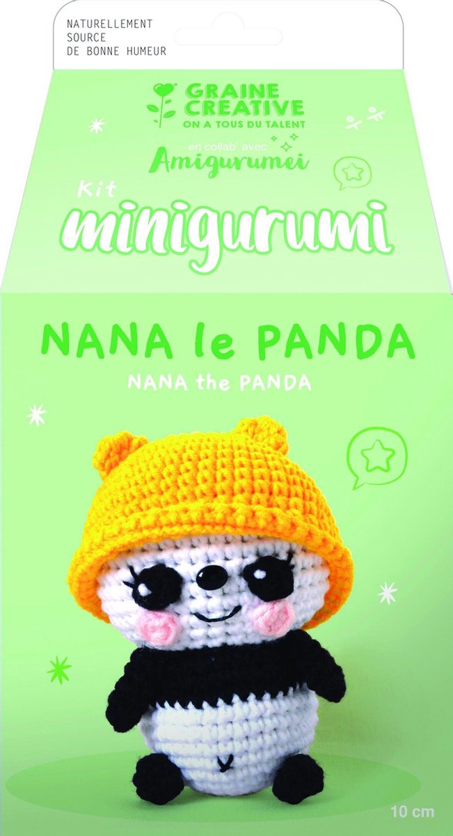DIY-Haakset Mini Amigurumi - Nana de Panda
