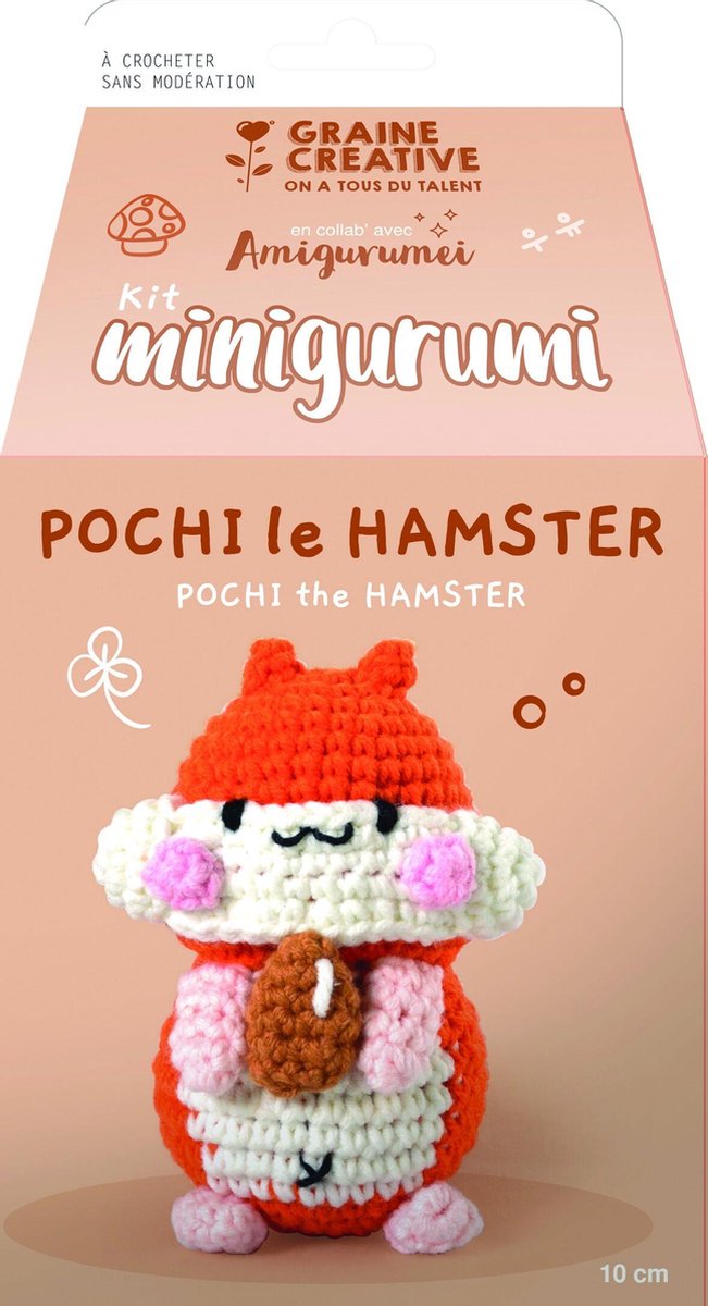 DIY-Haakset Mini Amigurumi - Pochi de Hamster
