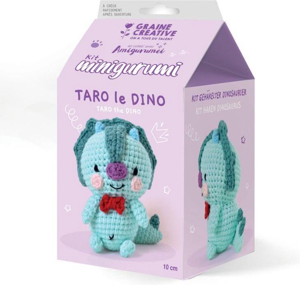 DIY-Haakset Mini Amigurumi - Taro de Dino
