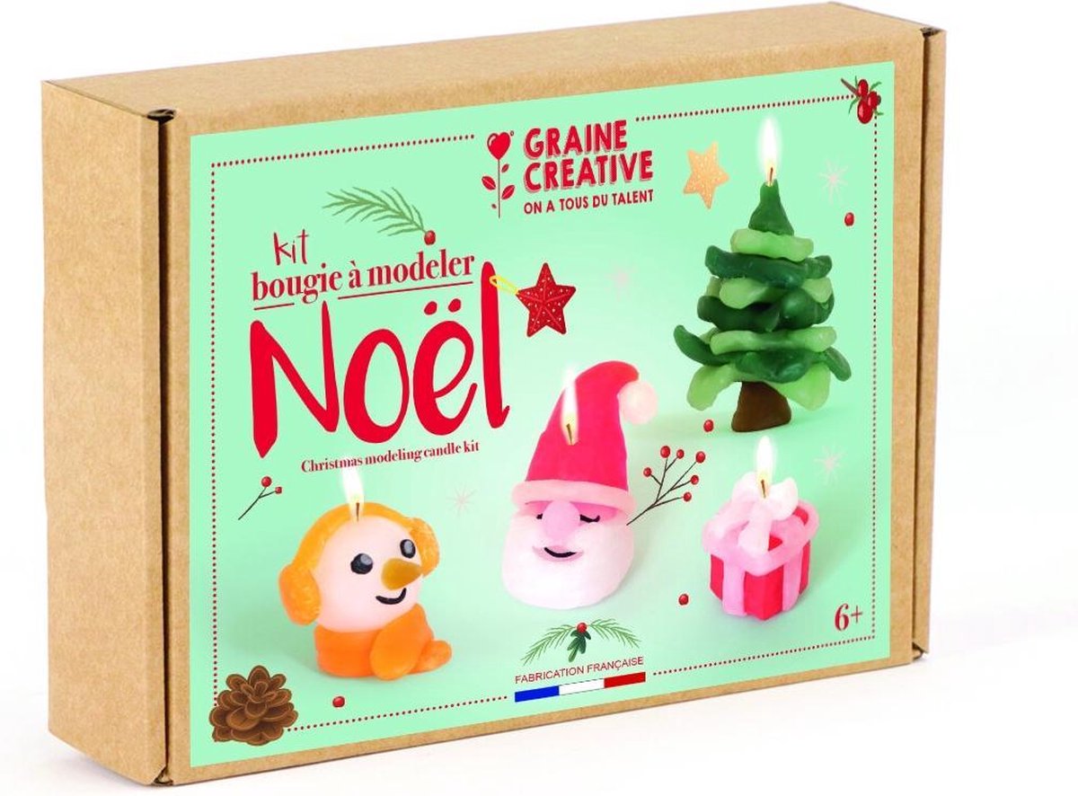 DIY-Kit Maak je eigen Kerstkaarsen - Noël