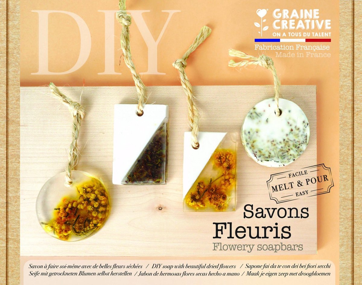 DIY-Kit Maak je eigen Zeep - met droogbloemen