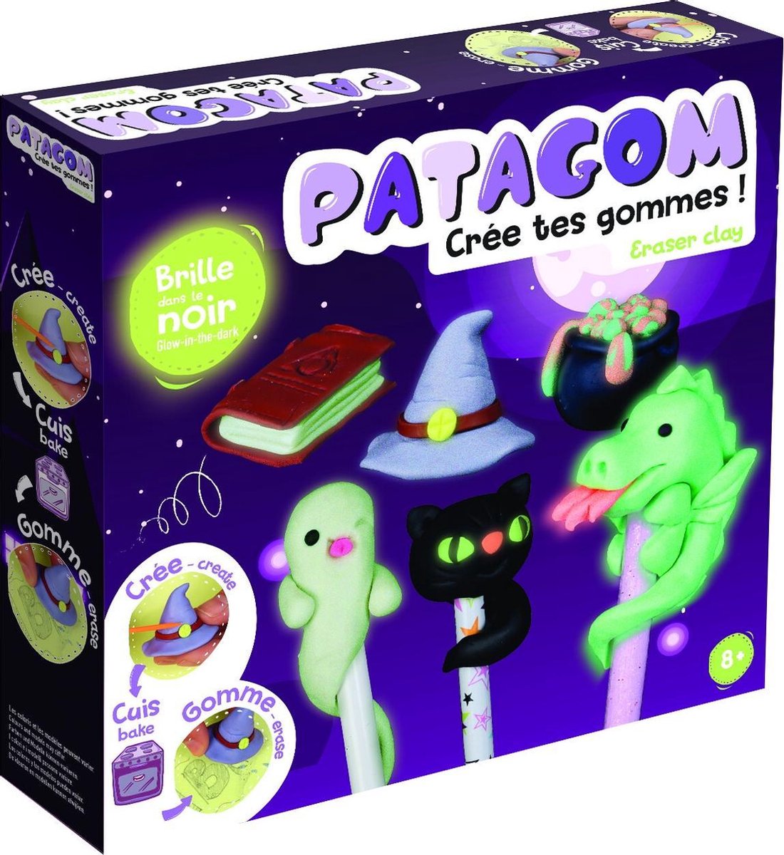 Patagom Gum Klei Set - halloween
