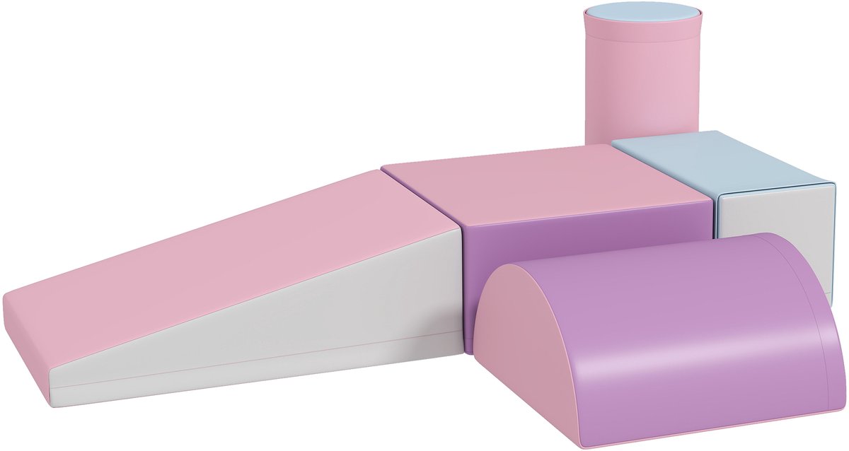 Foam blokken - 5-delig -Speelgoed 1 jaar - Stapeltoren - Bouwblokken - Speelgoed - Educatief speelgoed - Sensorisch Speelgoed Baby - Speelblokken - Meerkleurig