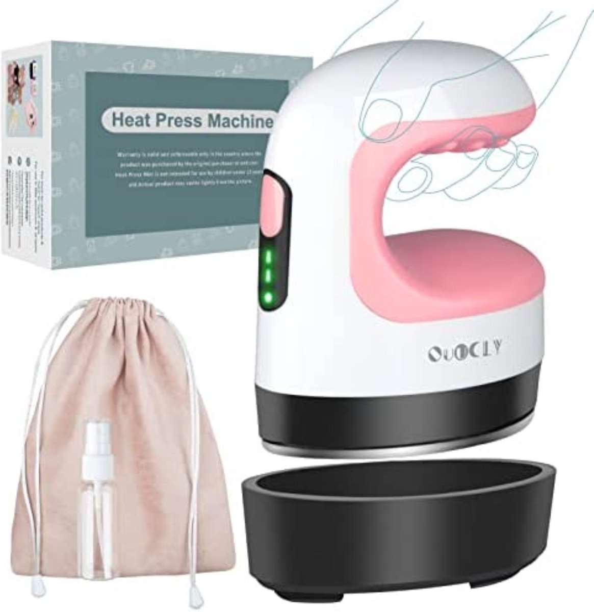 Gratyfied Transferpers - Draagbare Hittepers - Heat press machine - Snijplotter - Drukpers