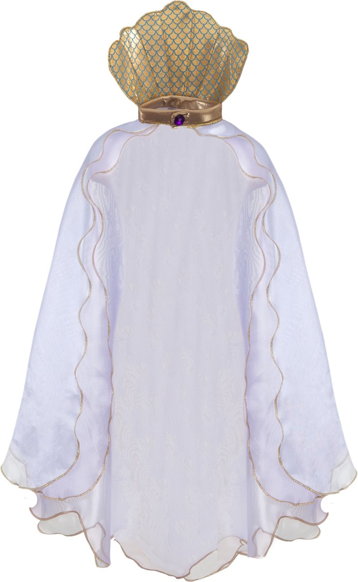 Glanzende lila zeemeermin cape voor meisjes - Verkleedattribuut