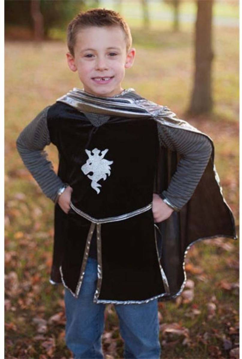 Great Pretenders! Great Pretenders Goudkleurig Ridderkostuum met Kroon