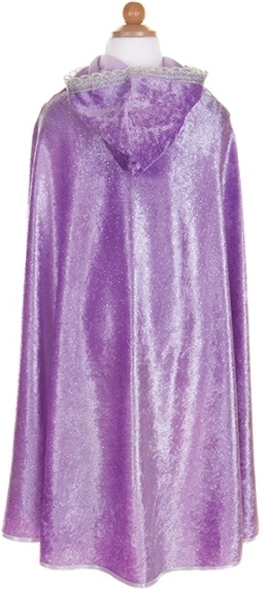 Prinsessencape met glitters - Lila