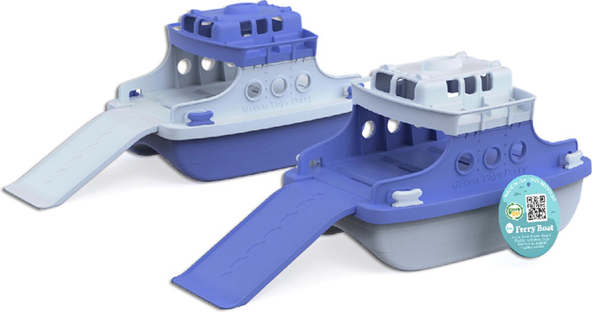 Green Toys ferryboot speelgoed van gerecycled plastic voor kinderen.