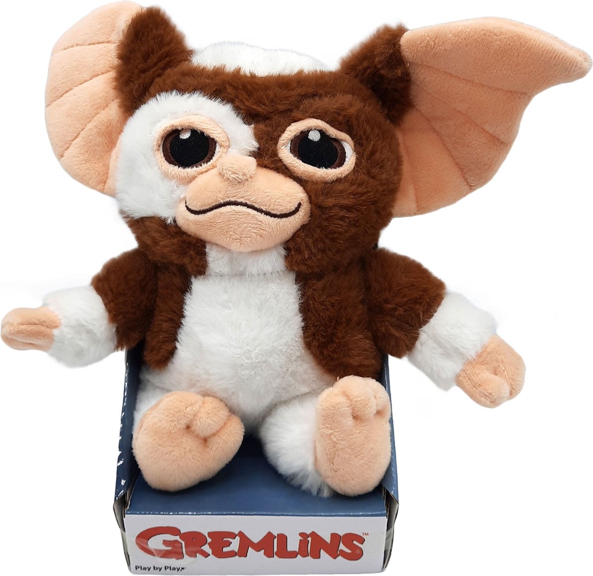 Gremlins - Gizmo - Knuffel - Play by Play - Bruin/Wit (28 cm)