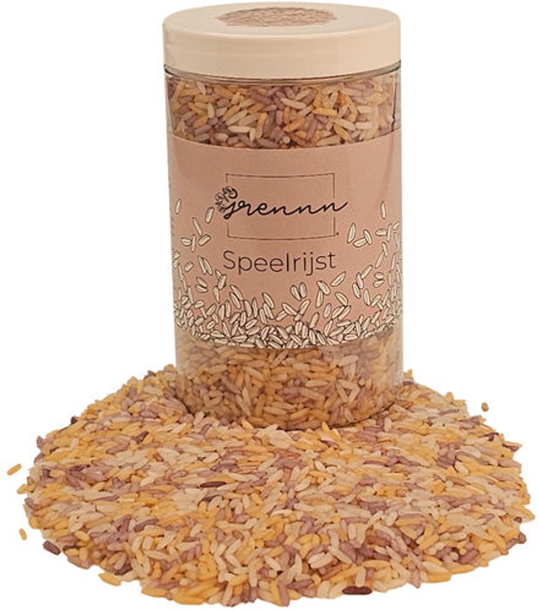 Grennn Speelrijst Hippy Summer Mix 750 gram