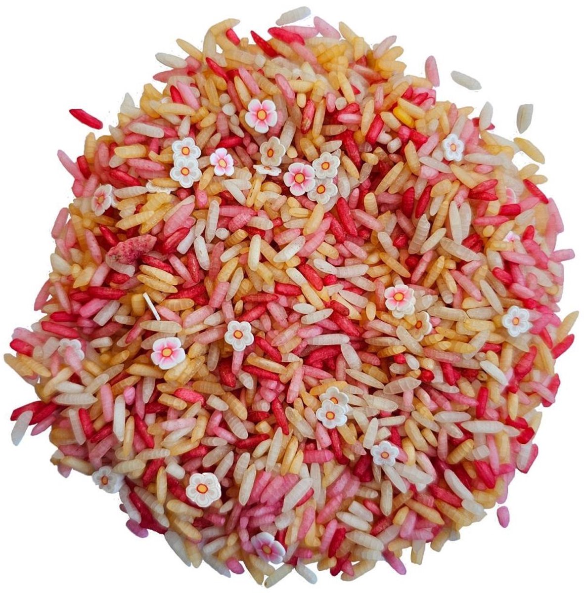   Speelrijst Pink Flower Mix 750 gram
