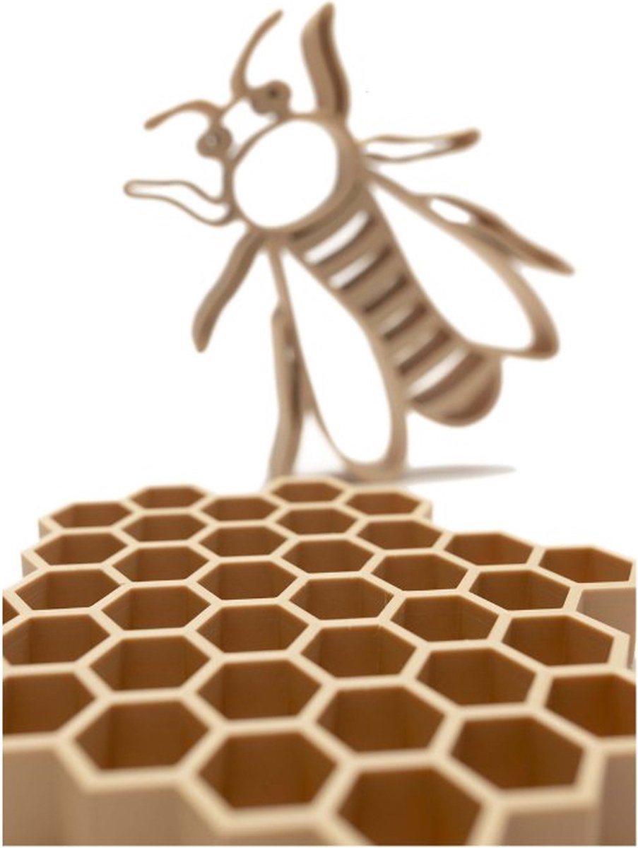 Uitstekers - bij en honingraat