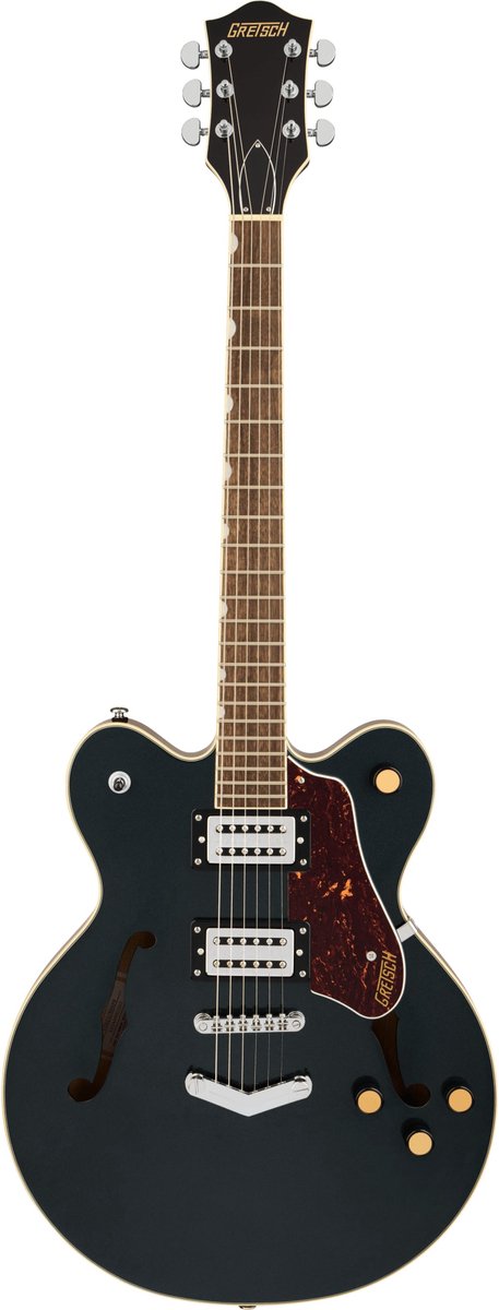 Gretsch G2622 Streamliner Center Block Double-Cut V-Stoptail Midnight Sapphire - Semi-akoestische gitaar
