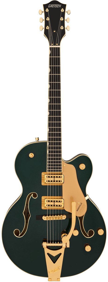 Gretsch Synchromatic Nashville Hollow-Body Bigsby Cadillac Green - Semi-akoestische gitaar