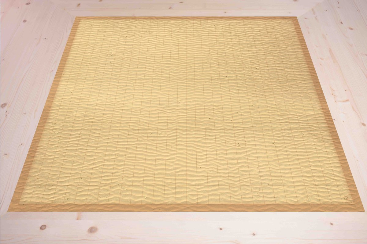 GridStuff Battlemat - Barren Desert (80x80cm) 1 inch vakjes