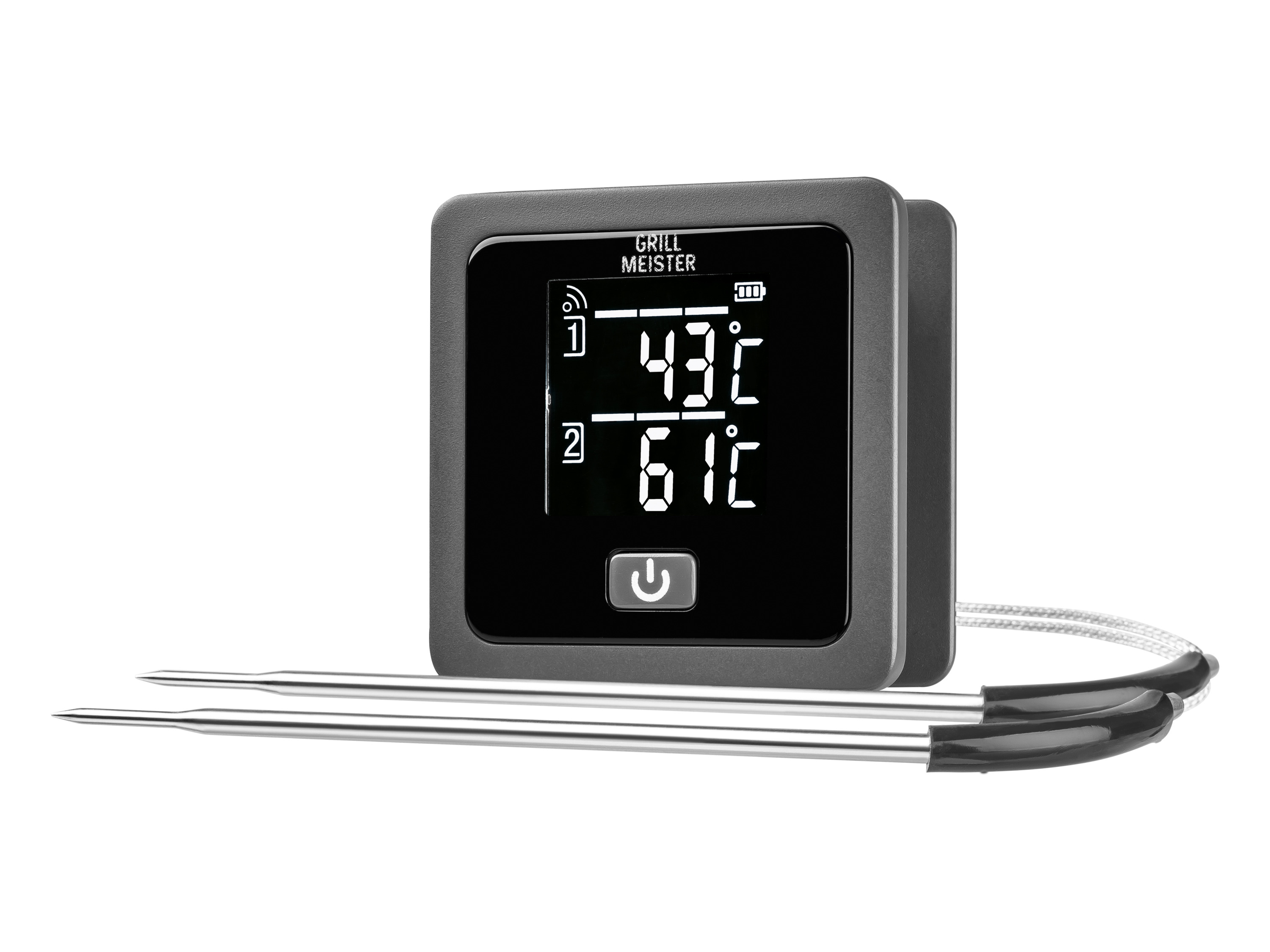 GRILLMEISTER Draadloze of Bluetooth BBQ thermometer (Bluetooth)