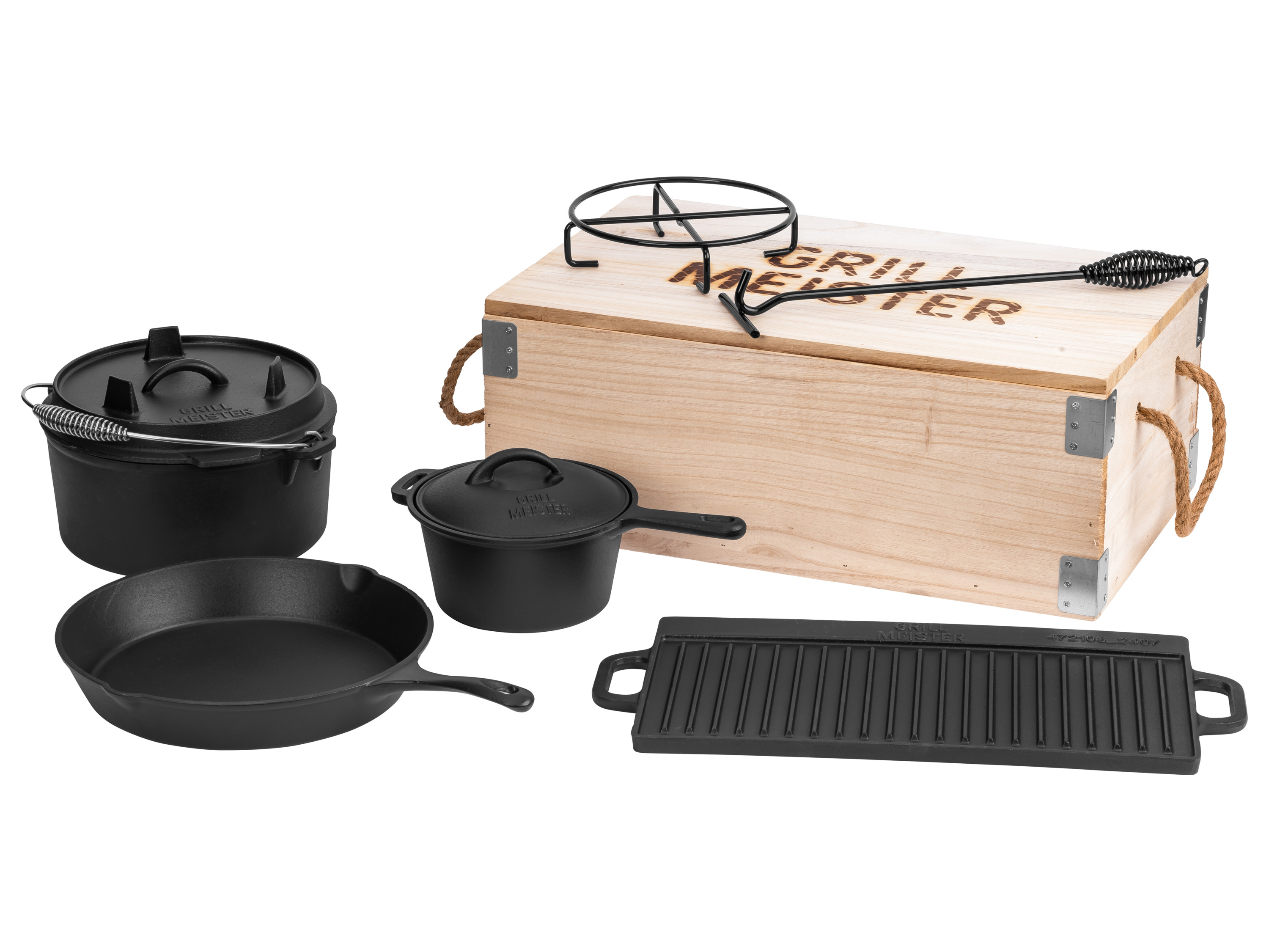 GRILLMEISTER Dutch oven set