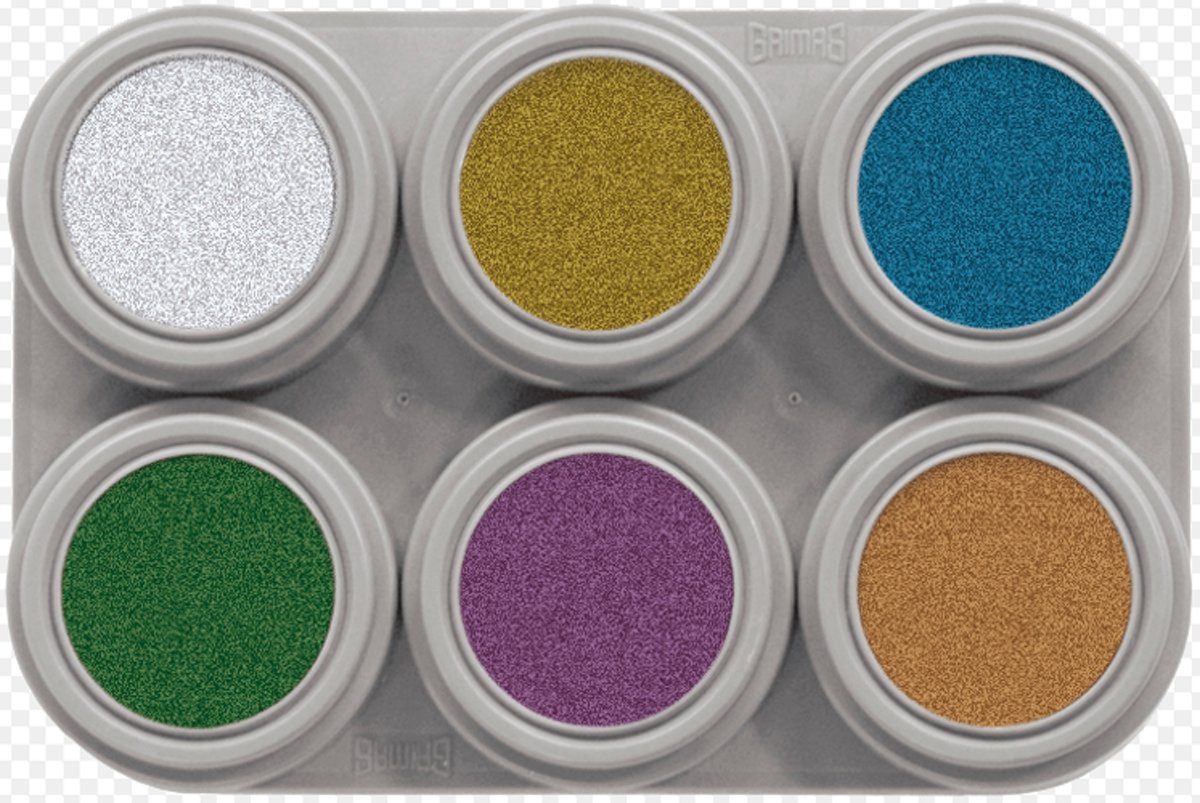   water make-up metallic 6x 2,5 ml