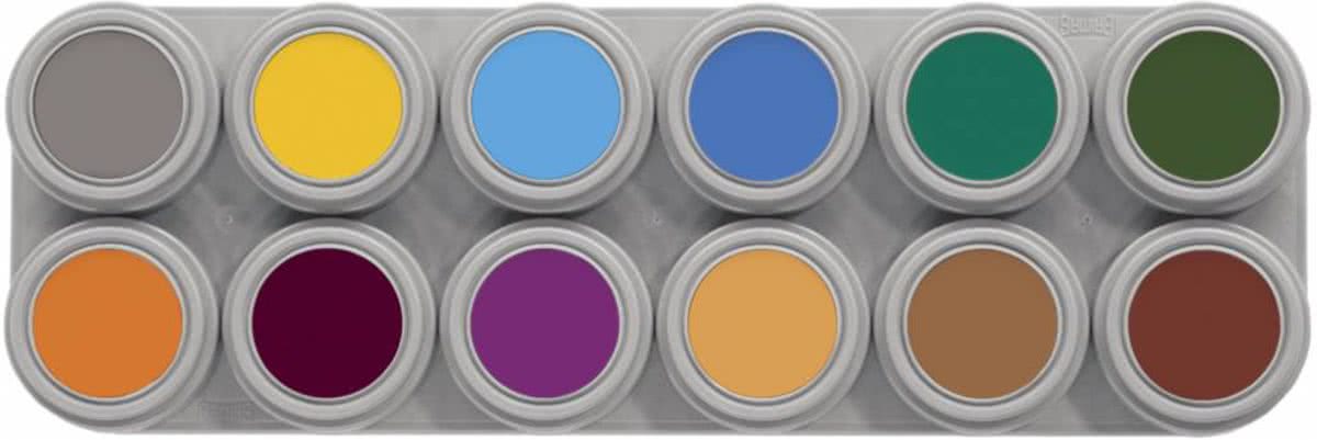   palletdoos B op waterbasis, 12 x2,5 ml, kleuren assorti