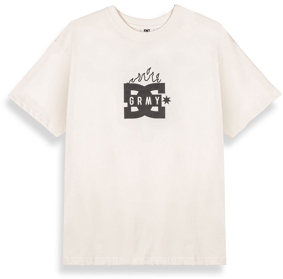 Grimey The Swarm Dc Shoes X Regular T-shirt Beige S Man,Vrouw