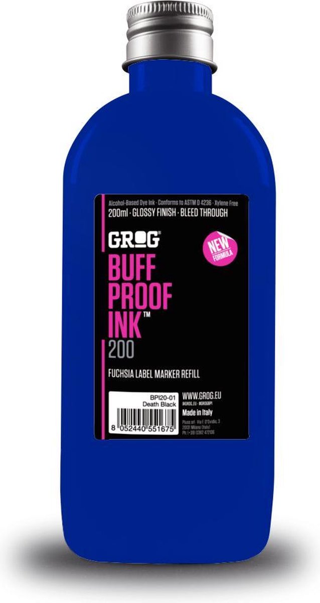   Buff Proof 200ml Refill Ink - Diving Blue