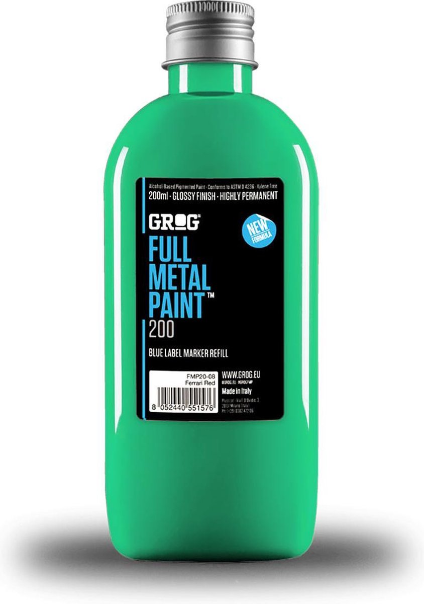   Full Metal 200ml Navul Inkt - Obitory Green