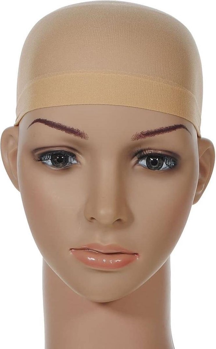   - 2 Stuks Pruik Caps - Beige Strenchy Caps