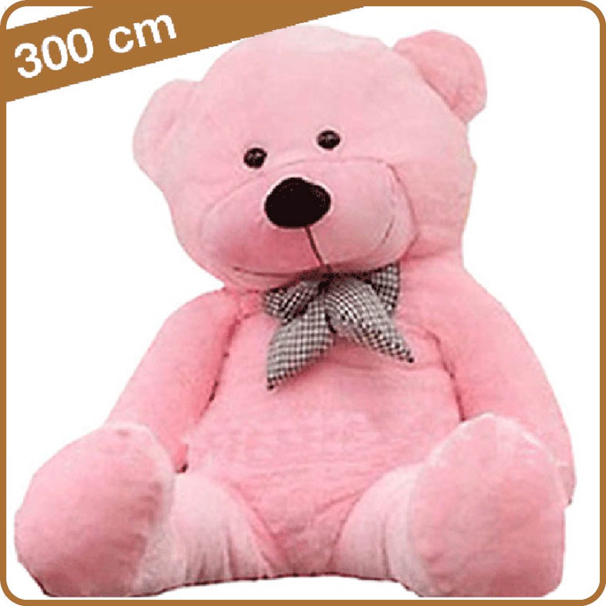 Grote rose knuffelbeer van 3 meter. Wat een grote knuffelbeer (rose). Zo leuk om mee te knuffelen.