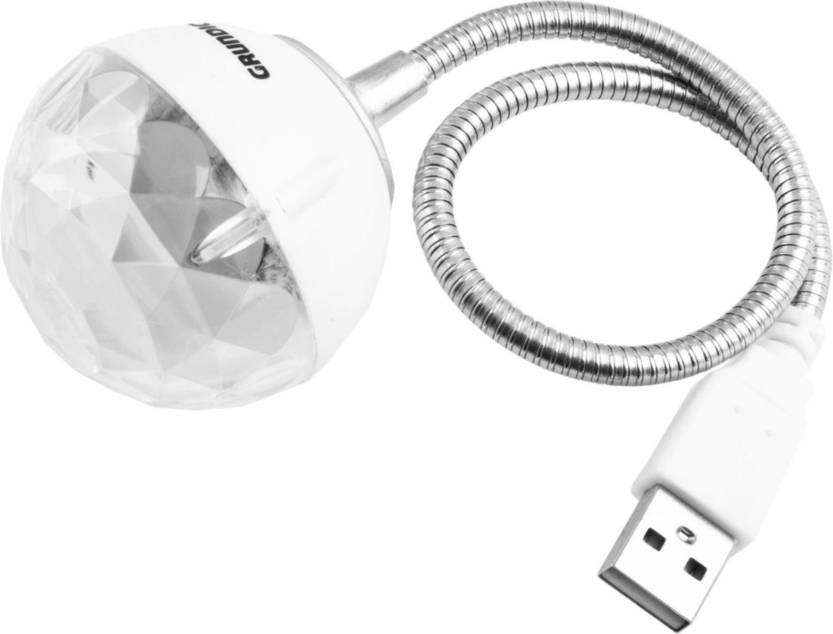   – Disco Lamp – Discobal – Disco Bal/Bol – Disco Party Verlichting – Discoverlichting – Feestverlichting – Disco Licht – Kinderen & Volwassenen – LED – USB