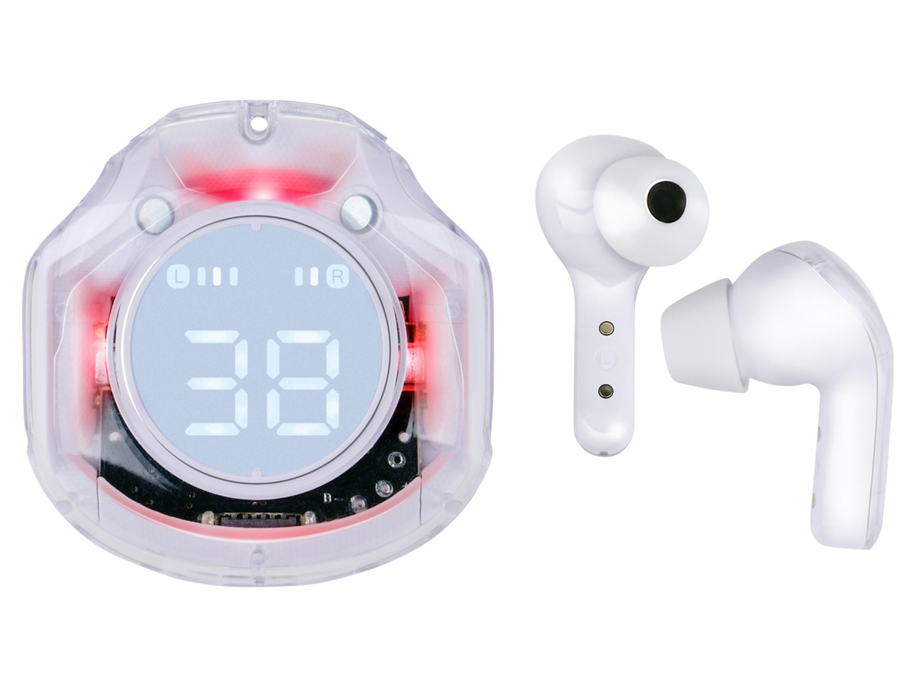 GRUNDIG Draadloze oortjes, powerbank of QI Lader (True Wireless Stereo stijl B)