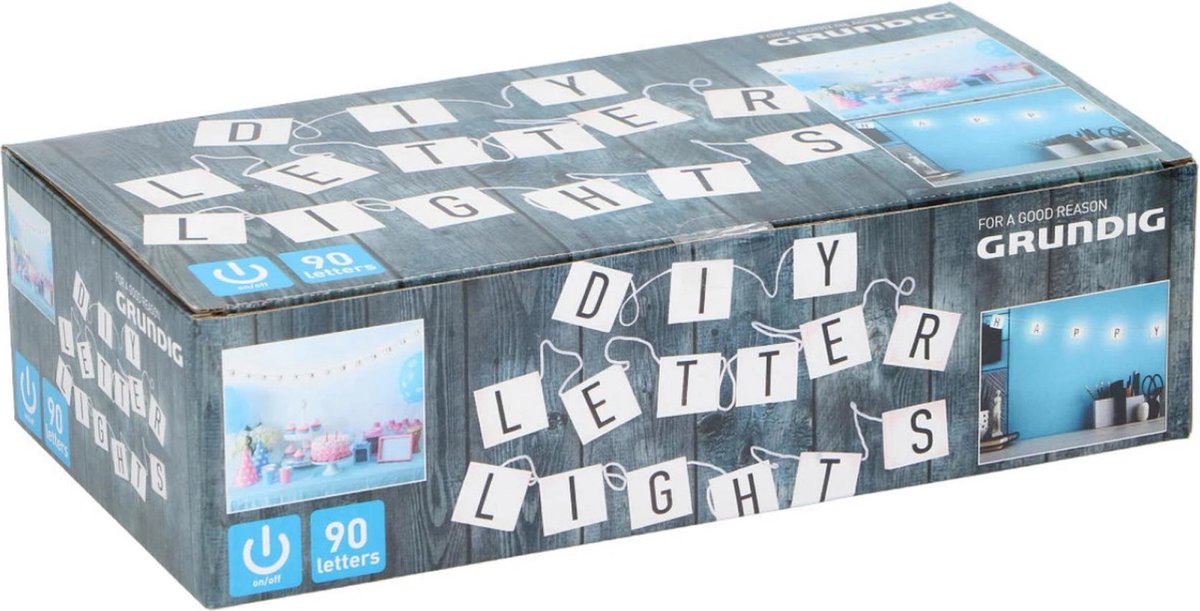 Lettersinger met licht - Met 20 LED lampjes & 90 letters