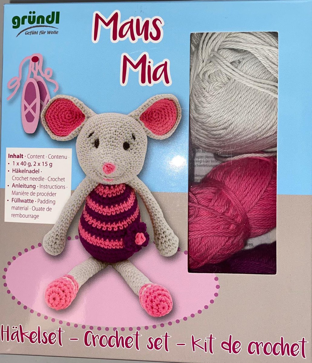 Grundl Mia Maus Haakpakket