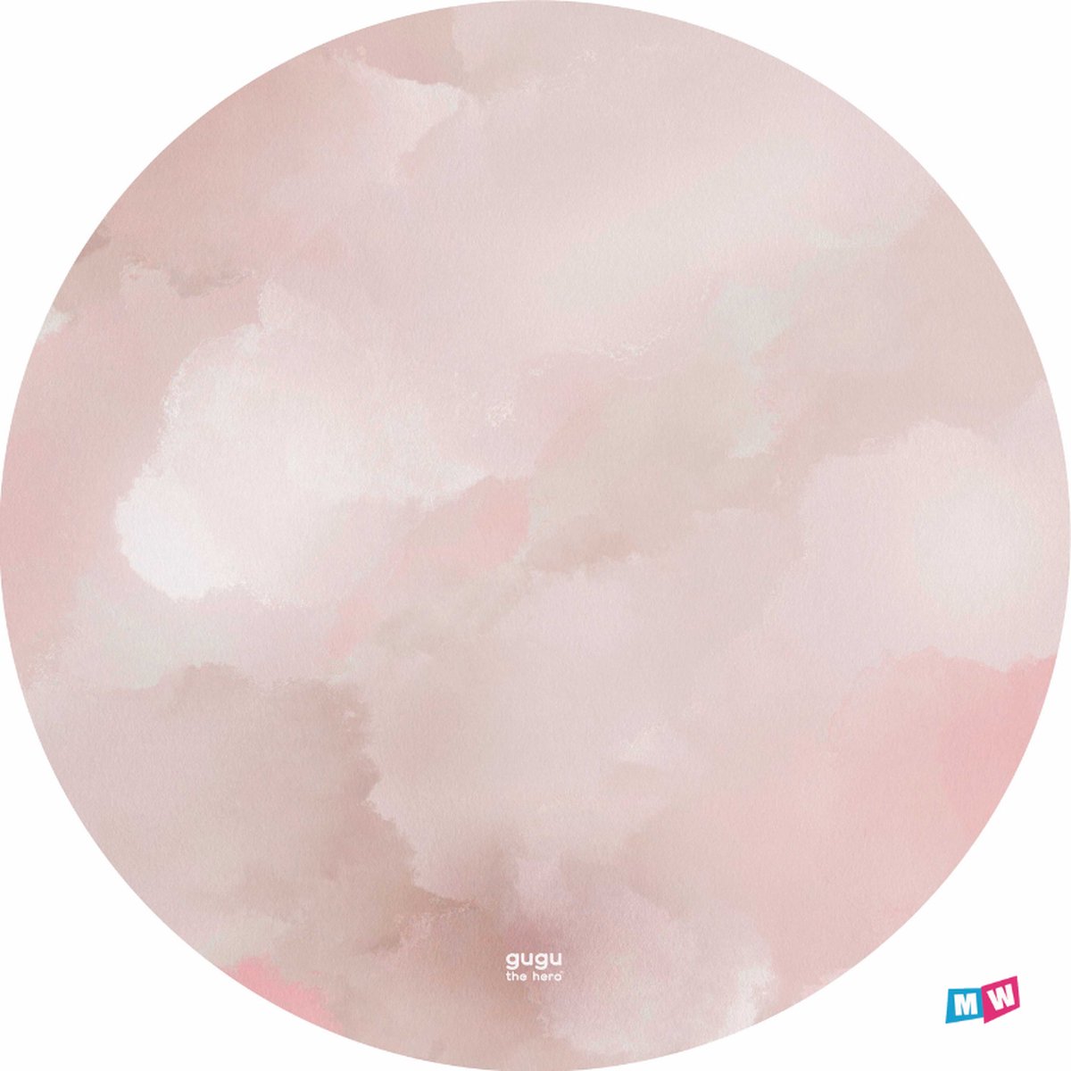 Premium Speeltapijt Candy Cloud - Rond 120cm - Veilige Mat voor Kinderen Speel- en Peuterontwikkeling - Kinderkamer Mat - EU-Product