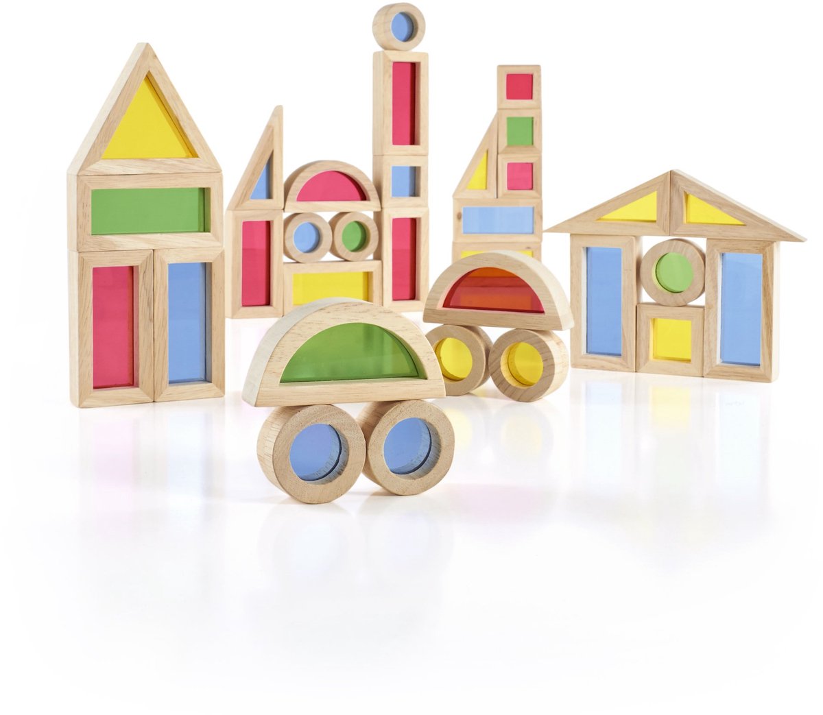 Regenboog blokken klein