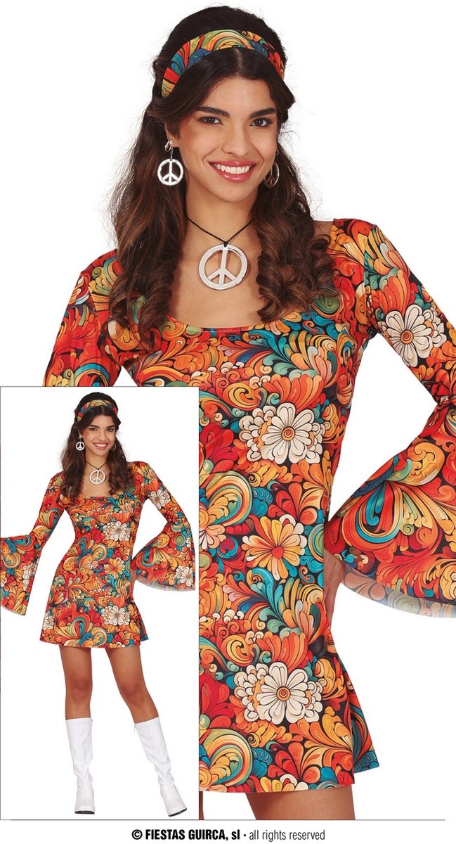 70s Dansende Bloemenpracht Daisy - Vrouw