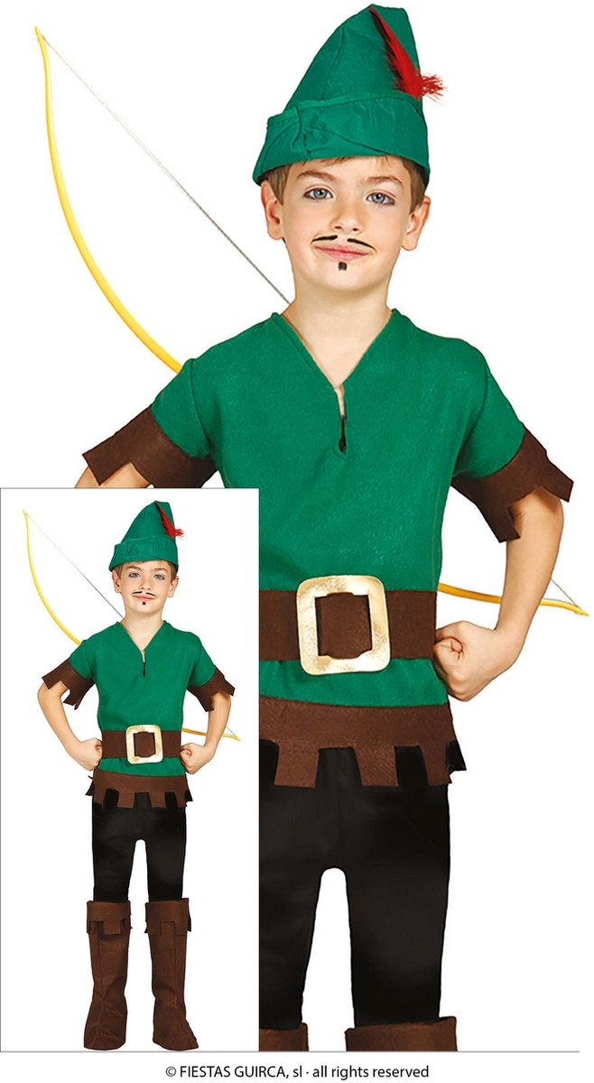 Boogschieter Schot In De Roos Kind Kostuum