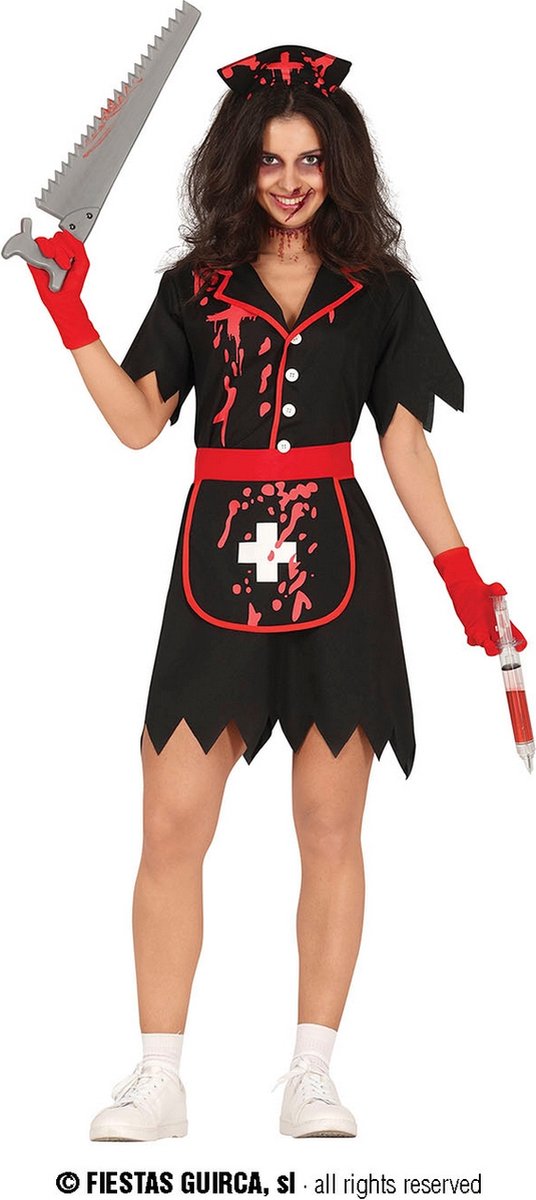 Creepy Verpleegster Blackblood - Vrouw