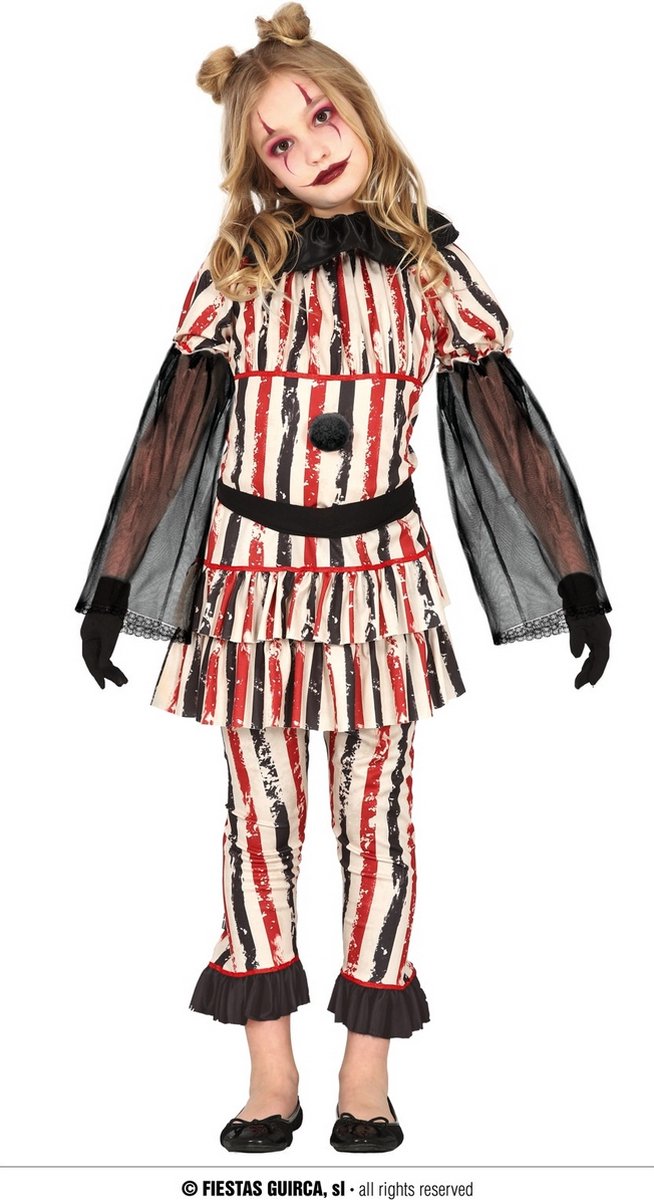 Horror clown meisjes pak.