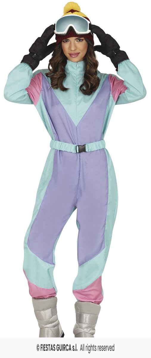 Party Ski Overall Pastel Dames - Maat S