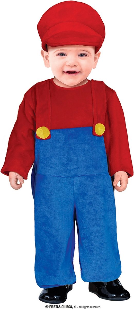 Super Kleine Mario Kind Kostuum