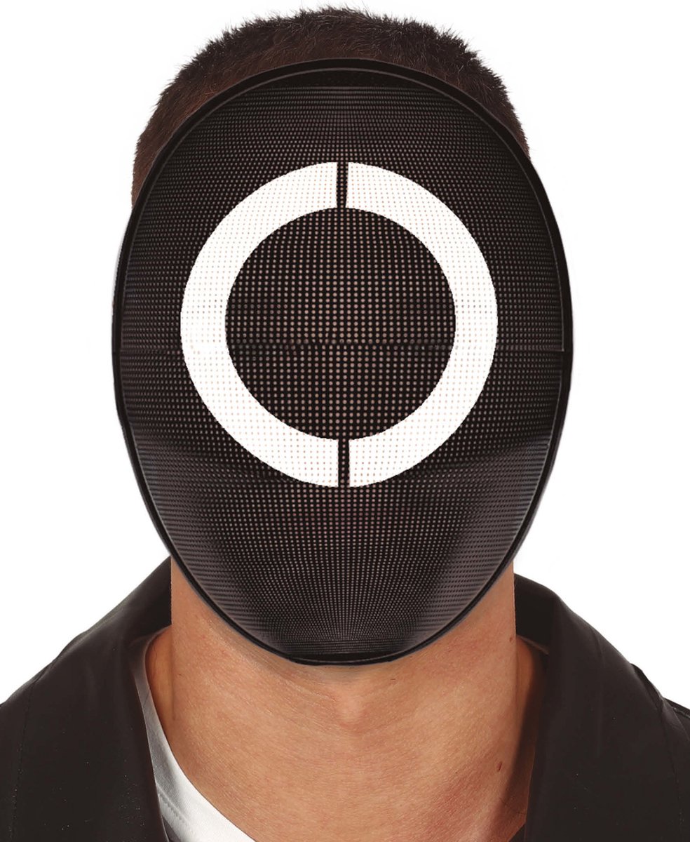 Verkleed masker game cirkel bekend van tv serie - Gamer carnaval maskers