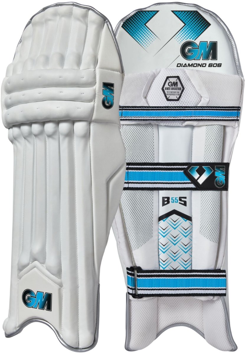Gunn and Moore cricket beschermpads Diamond 606 - volwassenen rechtshandig.