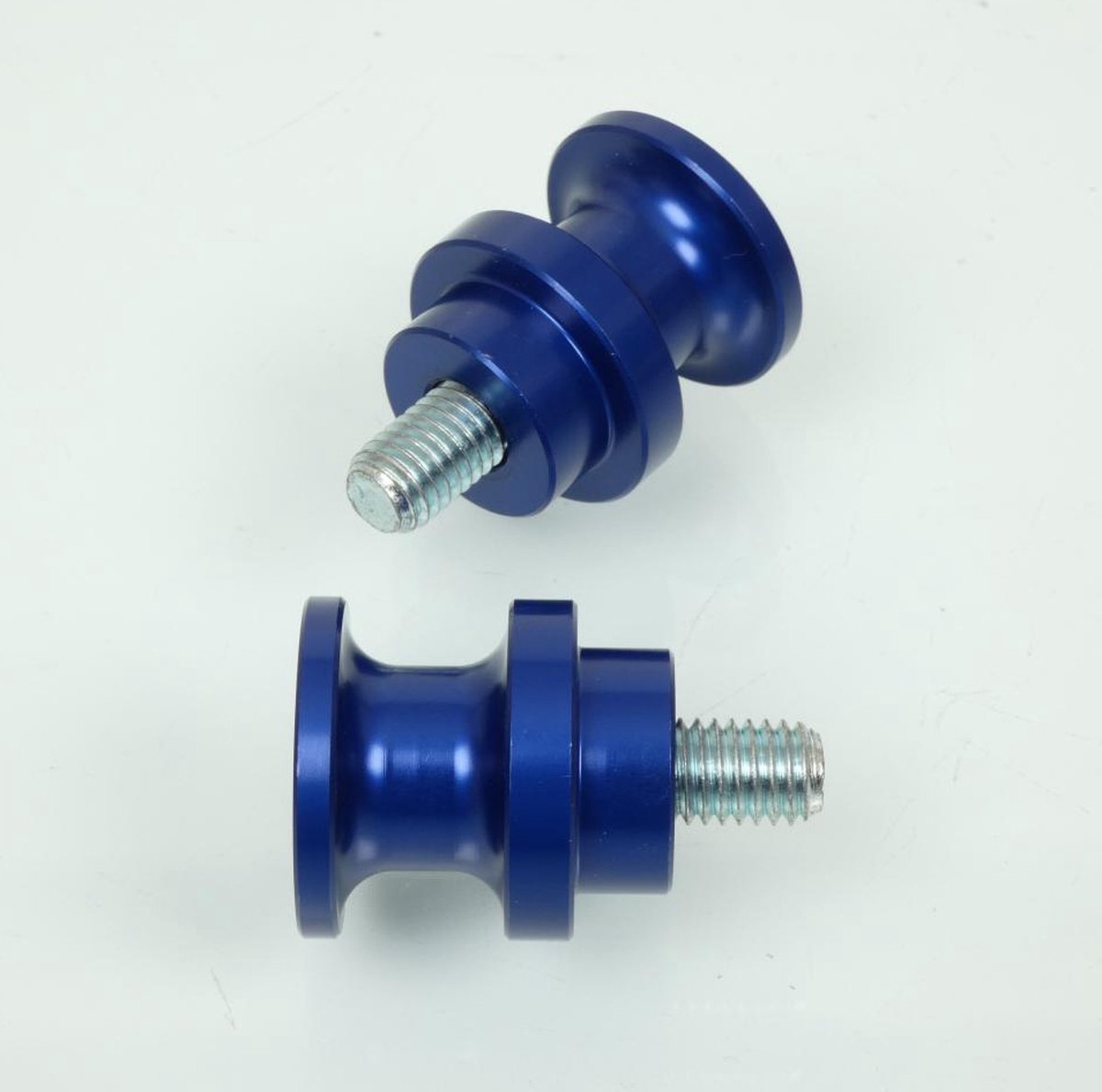 Diabolo de levage pion de bras oscillant bleu M8x1.25 pour béquille stand moto