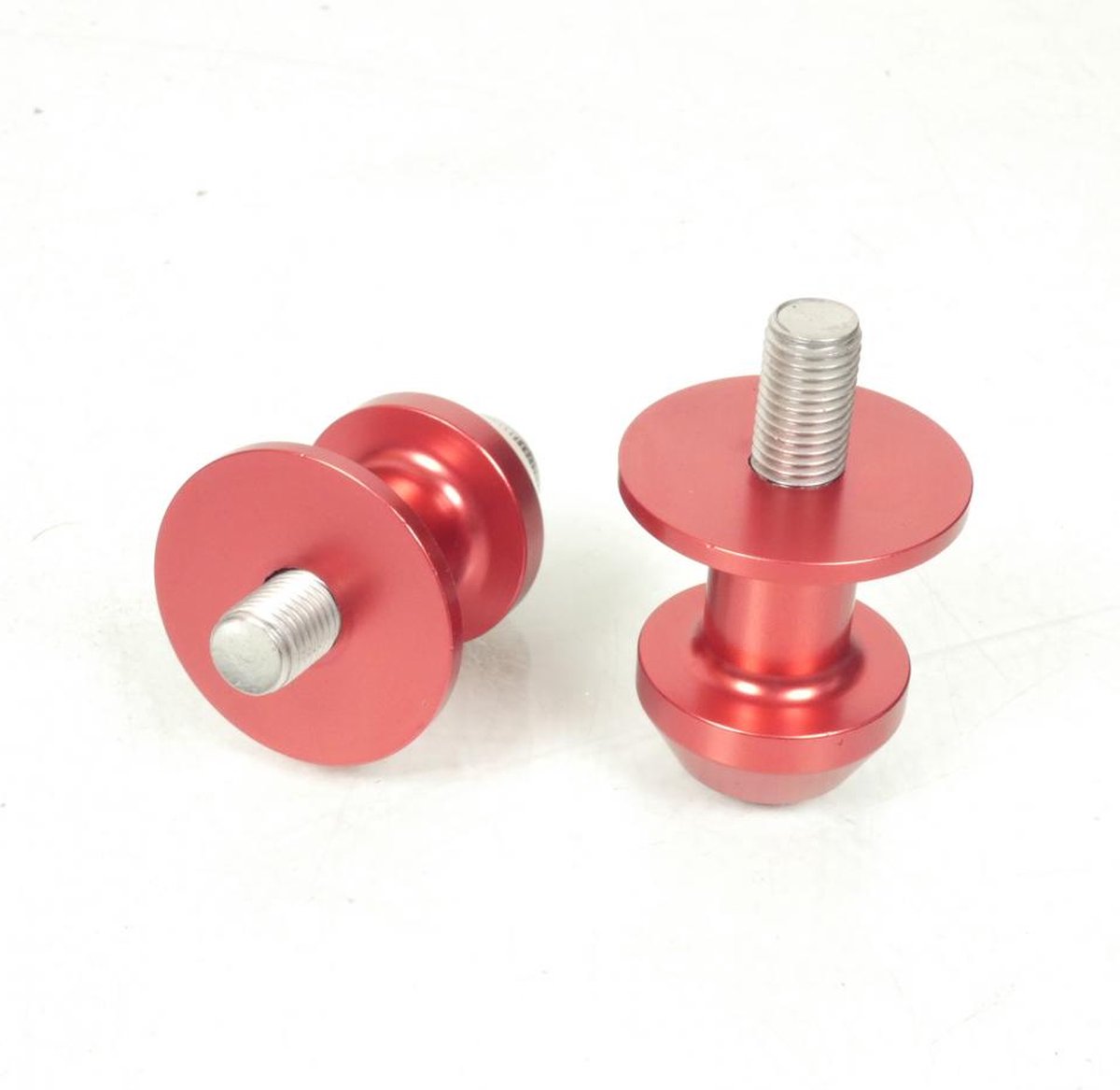 Paire Diabolo Rouge anodisé Générique pour moto Kawazaki X100410R M10 P1.25 Neuf