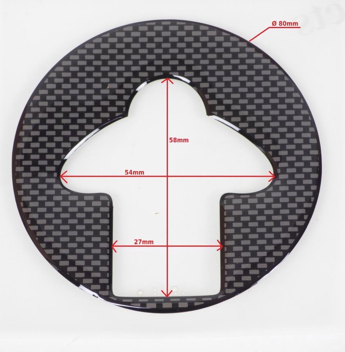 Protection adhésive couleur carbone bouchon réservoir essence pour moto kawasaki Neuf